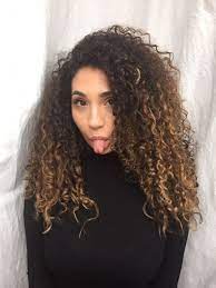 Second Day Hair Dyed Curly Hair Ombre Curly Hair Curly Hair Styles
