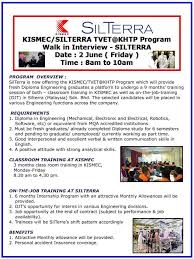 Adını aldı ve adını silterra malaysia sdn olarak değiştirdi. Star Silterra Tvet Khtp Program Walk In Interview Date Facebook
