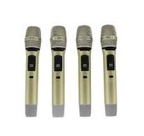 Professional 4 Channel Handheld Wireless UHF Microphone for Conference  System/ Live Performance