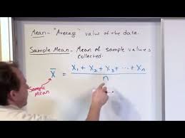 Lesson 10 Statistics Population Mean Sample Mean Youtube Lesson Mathematics Math