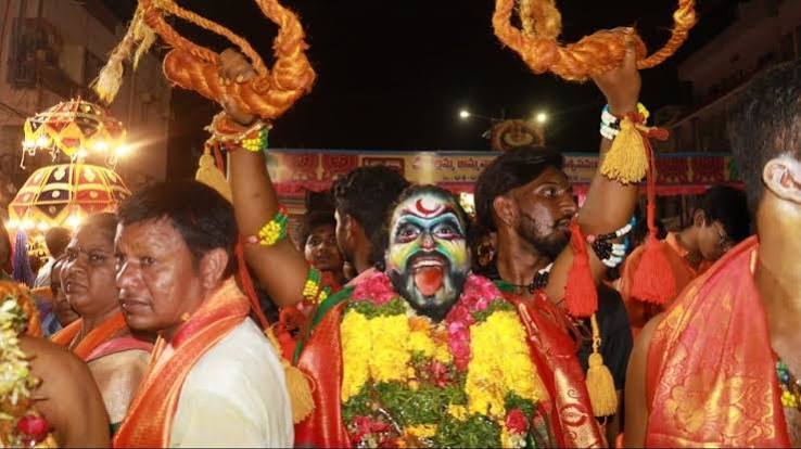 Local recognition, money—what's attracting Telangana youth to be Potharaju in Bonalu festival