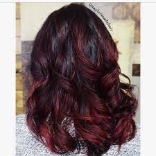Black Cherry Balayage Red And Black Haircolor Hair Painting Balayage Hair Caramel Black Cherry Hair Balayage