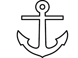 clipart anchor traceable picture 371515 clipart anchor