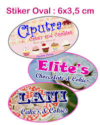 Stiker atau label untuk toples kue stiker untuk barang koleksi via rumahprintcetak.wordpress.com. Jual Stiker Toples Kue Kering Sticker Label Produk Bentuk Oval Elips Kecil 6cm Kab Jember Toko Unik Maxi Tokopedia