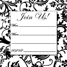 Black And White Party Invitations Templates Free Printable 50th Birthday Party Invitation Templates Party Invitations Printable Party Invite Template 50th Birthday Invitations