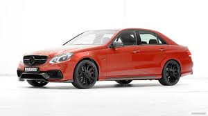 Brabus 850 6 0 Biturbo Based On Mercedes Benz E63 Amg Metallic Red 2014 Side Hd Wallpaper 36