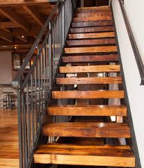These stairs fit into a natural landscape well and are easy to make. Rustic Staircase Partial Open Vtwctr