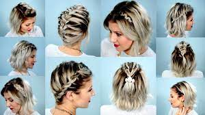frisuren mit kurzen haaren top modische kleider geflochtene frisuren fur kurze haare zopf kurze haare geflochtene frisuren
