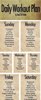 Weekly Workout Plan Paperblog Weekly Workout Plans Daily Workout Plan Weekly Workout