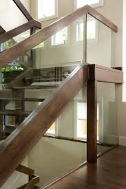 We want to make sure when you're looking for where to buy porch & stair railings online, you're getting the one that's exactly right for you, whether that's the 4.5 ft. Straight Maple Stair With Glass Panel Railing Contemporary Staircase Edmonton By Specialized Stair And Rail Houzz