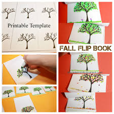 You will make the mouth later. Fall Tree Flip Book The Pinterested Parent