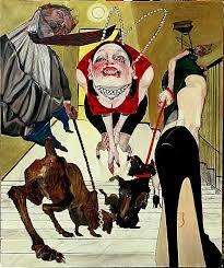 Enrico Robusti Pets On A Leash Unusual Art Psychedelic Art Pop Art Illustration