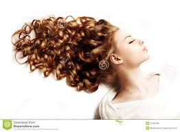Make Up Und Frisur Locken Junge Schonheit Mit Luxuriou Stockfoto Bild Von Brunette Haarschnitt 52255408