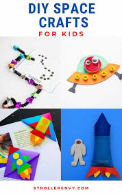 A lovely craft set for children to make their own reindeer gift bags. 23 Super Fun Diy Space Crafts For Kids