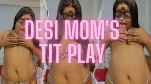 Desi Mom Playing with Her Titties: Sri Lankan Piercing Porn