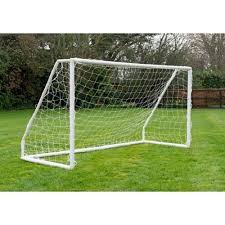 Football Outdoor Goal 8ft X 4ft Soccer Net Post Kids Training Garden Lawn Sport Kids Training Outdoor 8ft