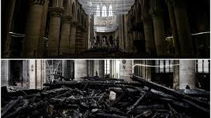 C'est ensemble que nous la reconstruirons. Notre Dame De Paris Les Images De L Interieur De La Cathedrale Un Mois Apres L Incendie