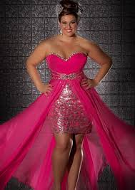 Fabulouss Hot Pink Plus Size Prom Dress By Macduggal 76288f At Frenchnovelty Com Plus Size Prom Dresses Pink Plus Size Dresses High Low Prom Dresses