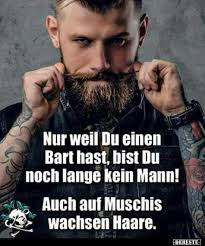 nur weil du einen bart hast bist du noch lange kein lustige spruche sarkastische spruche witzige spruche