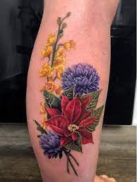 Tattoo Uploaded By Tattoodo Birth Month Flower Tattoo By Jennifer Sterry Jennifersterry Poinsettia Birthmonthflowertattoos Birthmonthflowers Flowertattoo Flowers Florals Petals Blooms Leaves Nature Plant Birthmonth 1309559 Tattoodo