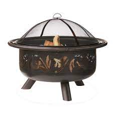 Wood burning fire pit home depot. Endless Summer 36 In Diameter Bronze Finish Iron Construction Wood Burning Fire Pit With Swirl Design Wad900sp The Home Depot Wood Fire Pit Wood Burning Fire Pit Fire Pit