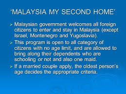 Malaysia can offer an ideal existence in almost all aspects of your life.its a peaceful residential haven with a in this video, we give you basic information about making malaysia your second home. Malaysia My Second Home Malaysian Government Welcomes All Foreign Citizens To Enter And Stay In Malaysia Except Israel Montenegro And Yugoslavia Ppt Download