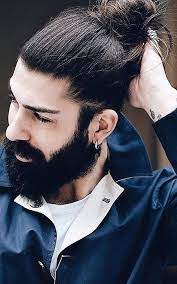 Full Man Bun Man Bun Man Bun Hairstyles Man Bun Beard