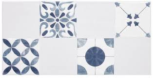 Carrelage Bleu Maiolica Pour Decoration 20x40 Cm Brico Depot Magasin De Bricolage Carrelage Faience