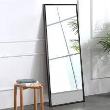 NeuType 21-in W x 64-in H Black Framed Full Length Floor Mirror at Lowes.com