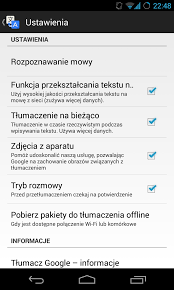 Tłumacz google'a, narzędzie pozwalające tłumaczyć tekst czy nawet zdjęcia tekstu na 103 języki, doczekał się największą nowością jest możliwość tłumaczenia tekstu we właściwie każdej aplikacji. Tlumacz Google Android Dobreprogramy