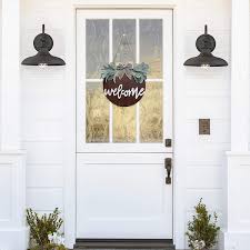 Maybe you would like to learn more about one of these? Buy Welcome Wreath Sign For Farmhouse Front Porch Decor Rustic Door Hangers Front Door With Premium Greenery Front Door Welcome Wreath Hanging Christmas Housewarming Gift For Home Decoration Dark Brown Online In Indonesia B08lzdm8y6