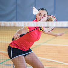 Flying the flag for nation and badminton. Badminton Die Techniker