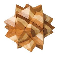 Wooden puzzles come in many forms and configurations. Bamboo Puzzles By Fridolin