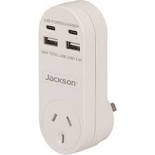 Maybe you would like to learn more about one of these? Jackson 2 Outlet Usb Charger With Surge Protected Power Outlet Big W