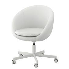 Skruvsta Chaise Pivotante Ysane Blanc Ikea Chaises Pivotantes Fauteuil Pivotant Chaise De Bureau Confortable