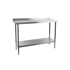 No cut fees, no minimums, and fast delivery or online order pickup from 6 warehouses nationwide. Holmes Stainless Steel Wall Table With Upstand 600 D Mm P Dr022 Buy Online At Nisbets