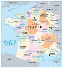 Large detailed map of france with cities click to see large. France Region And City Map France Map France Itinerary France