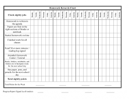 Uncategorized Blank Homework Reward Chart Sheet And Template