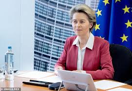 Von der leyen noted concerns in the eu that the uk had not yet fully complied with the terms of the brexit divorce deal and stressed that 'vigilance' would be required in future when it comes to sticking to the terms of the trade deal. No10 Slaps Down Ursula Von Der Leyen Over Vaccine Criticism Daily Mail Online