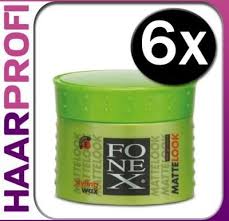 Fonex matte look killi wax briyantin ise ekstra güçlüdür ve saçınıza killi bir matlık kazandırır. 8691988004641 6 X Fonex Matte Look Styling Wax 100g