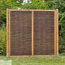 Naturzaune Sichtschutz Gartenzaune Korbwaren Naturgeflechte24 De Naturzaun Weidenzaun Sichtschutzzaun Garten