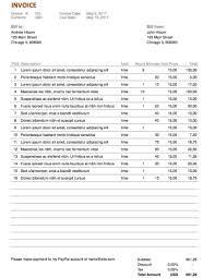 Maybe you would like to learn more about one of these? 25 Free Service Invoice Templates Billing In Word And Excel Hloom