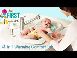 The one in the spa says it only holds 10 pounds, but this one doesn't have the sling provided with that tub has stretched out so much that often it is only connected by the plastic clip and does not feel secure for baby. 4 In 1 Warming Comfort Tub From The First Years Youtube