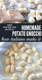Easy Delicious Recipe Of Homemade Potato Gnocchi With Step By Step Pictures This Is How Italia Gnocchi Recipes Homemade Gnocchi Recipes Easy Homemade Recipes