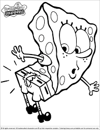 Spongebob is undoubtedly one of the most popular kiddies' tv shows in the 21st century. Printable Spongebob Coloring Page Coloring Library