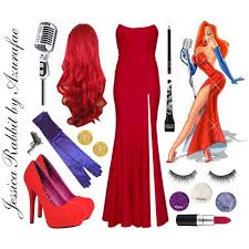Jessica Rabbit By Azurafae On Polyvore Jessica Rabbit Costume Jessica Rabbit Halloween Halloween Outfits