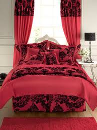 Black And Cream Bedding King Very Pretty Black And Red Bedding Set Curtains Red Bedding Sets Red Home Decor Home