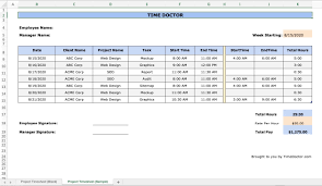 You will be able to allocate staff to a job number and make them available again after the job is completed and check the status of all of your. 4 Free Excel Time Tracking Spreadsheet Templates