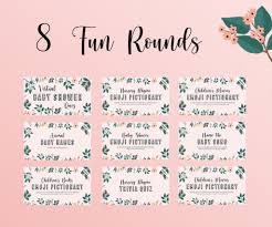 Individually or in a group setting, these printable questions can be used for many events and activities. 12 Super Fun Virtual Baby Shower Games The Postpartum Party