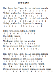 Lagu selow wahyu versi pianika смотреть онлайн на. Not Angka Pianika Lagu Hey Tayo Ost Film Tayo The Little Bus Recorder Keyboard Suling Chord Piano